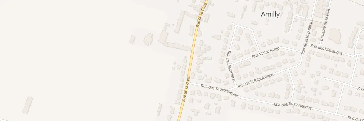Plan du 16 Rue de la Gare à Amilly