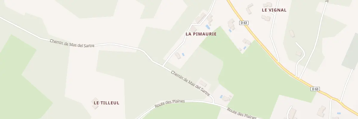 Plan du 162 La Pimaurie à Nadaillac