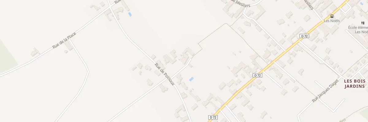 Plan du 8 Rue de Poirioux à Vineuil