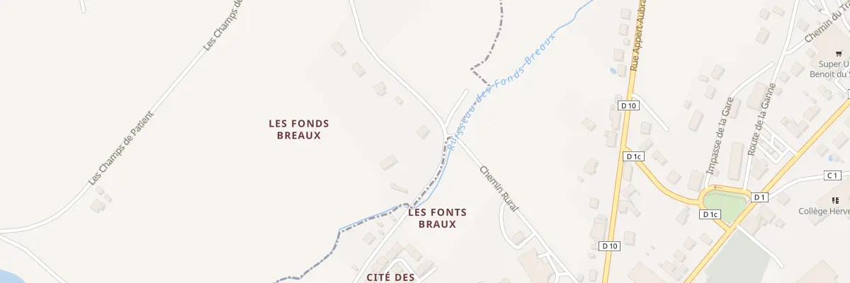 Plan du 8 Les Fontbreaux à Roussines