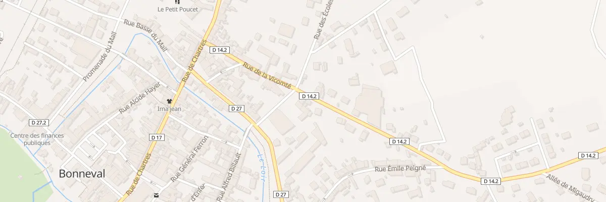 Plan du 2 Bd Alfred Billault à Bonneval