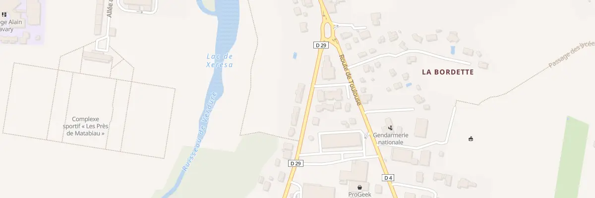 Plan du 150 Av de Castelnau à Fronton
