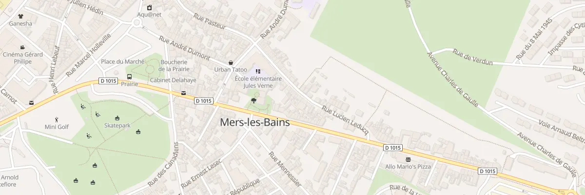 Plan du 16 Rue Lucien Leducq à Mers-les-Bains
