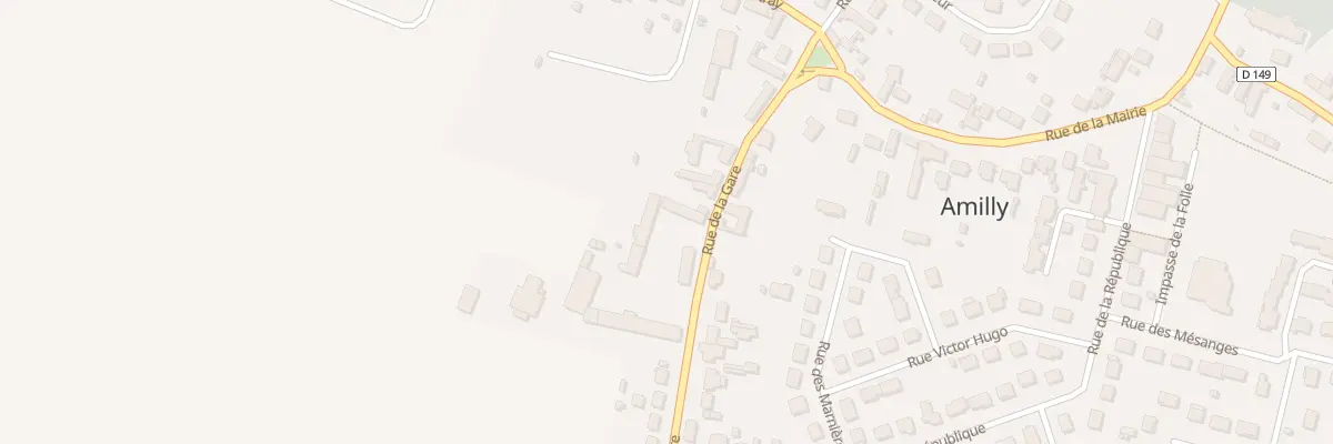 Plan du 12 Rue de la Gare à Amilly