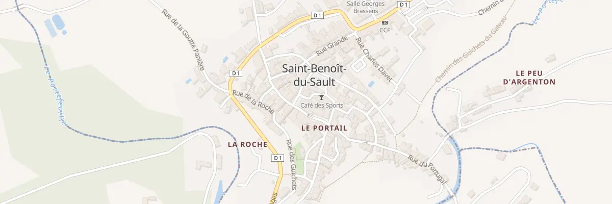 Plan du 5111 Pl de la République à Saint-Benoît-du-Sault