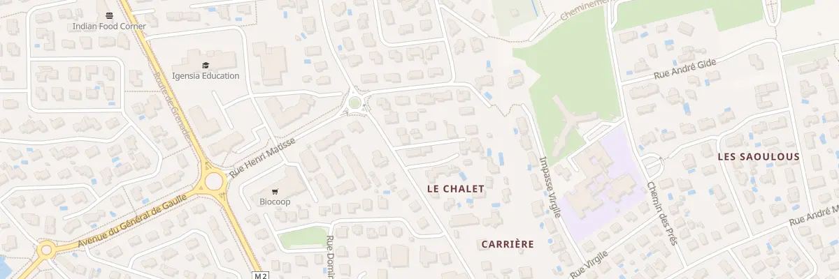 Plan du 66 Vieux Chemin de Grenade à Blagnac