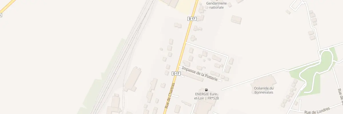 Plan du 105 Rue de Chartres à Bonneval