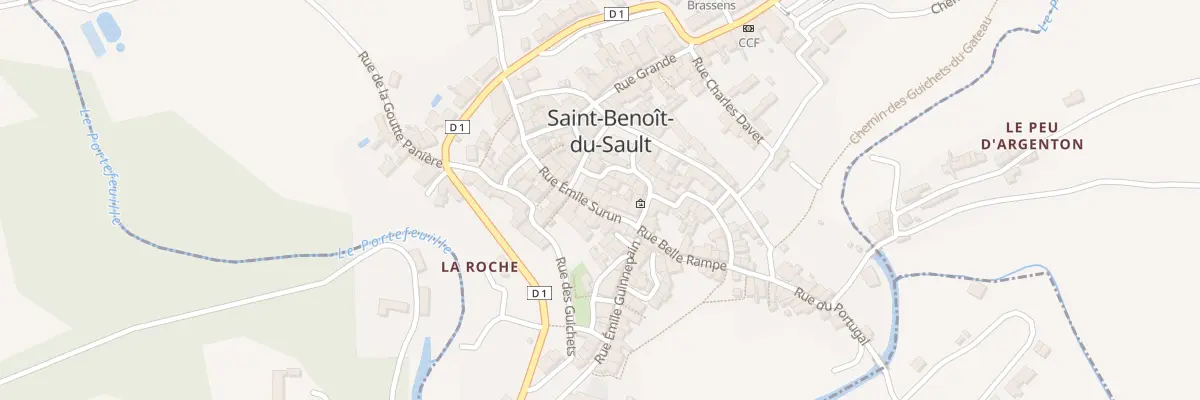 Plan du 5154 Rue Emile Surun à Saint-Benoît-du-Sault