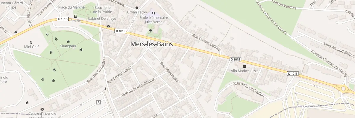 Plan du 12 Cite Nationale à Mers-les-Bains