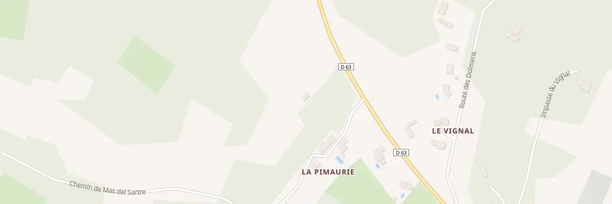 Plan du 889 Rte de Saint Léonard à Nadaillac