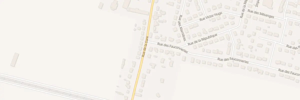 Plan du 25 Rue de la Gare à Amilly