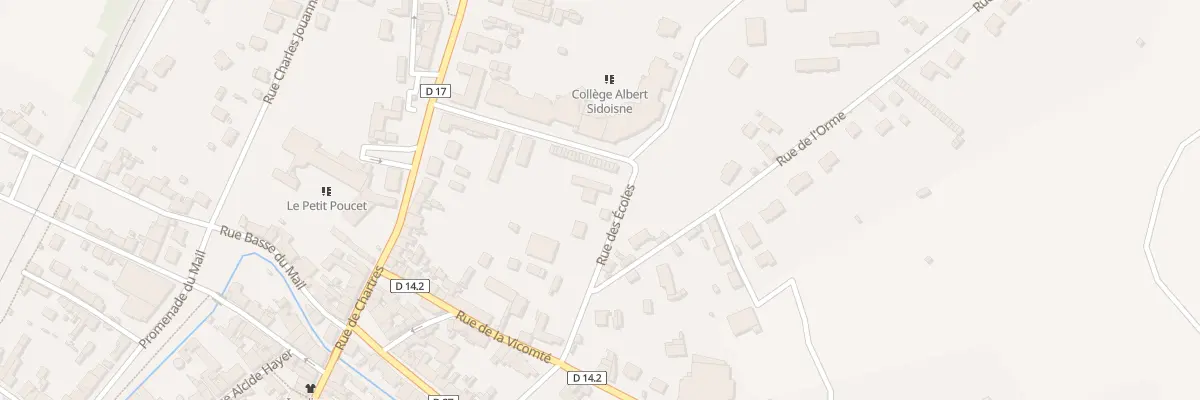Plan du 11 Rue des Ecoles à Bonneval