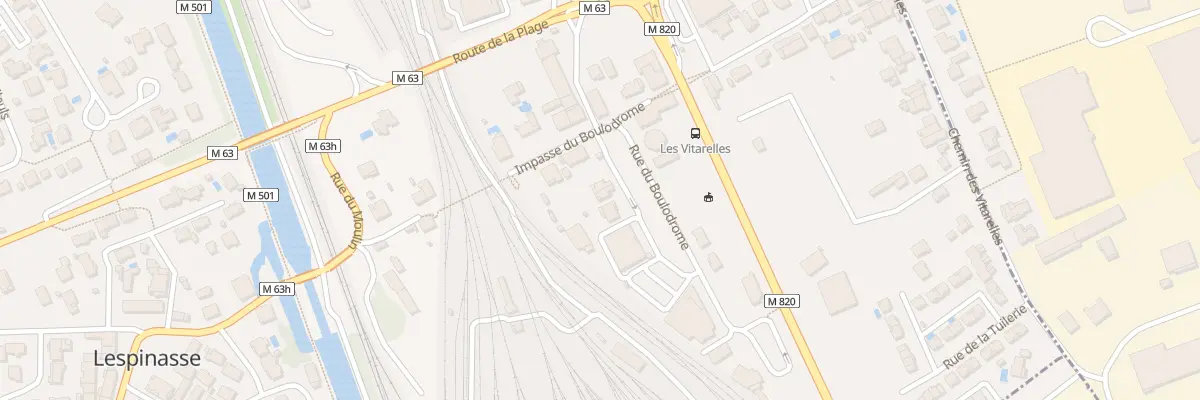 Plan du 12 Pl du Boulodrome à Lespinasse