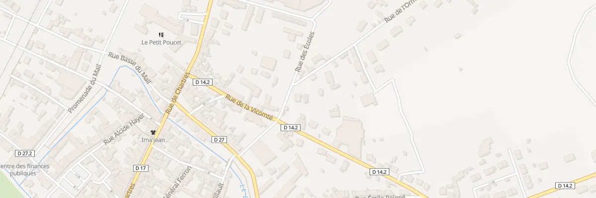 Plan du 6 Rue des Ecoles à Bonneval