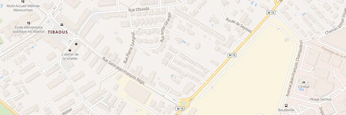 Plan du 45 Rte de Seysses à Toulouse
