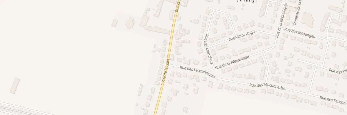 Plan du 21 Rue de la Gare à Amilly