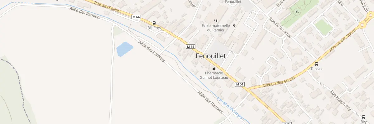 Plan du 87 Rue Jean Jaurès à Fenouillet