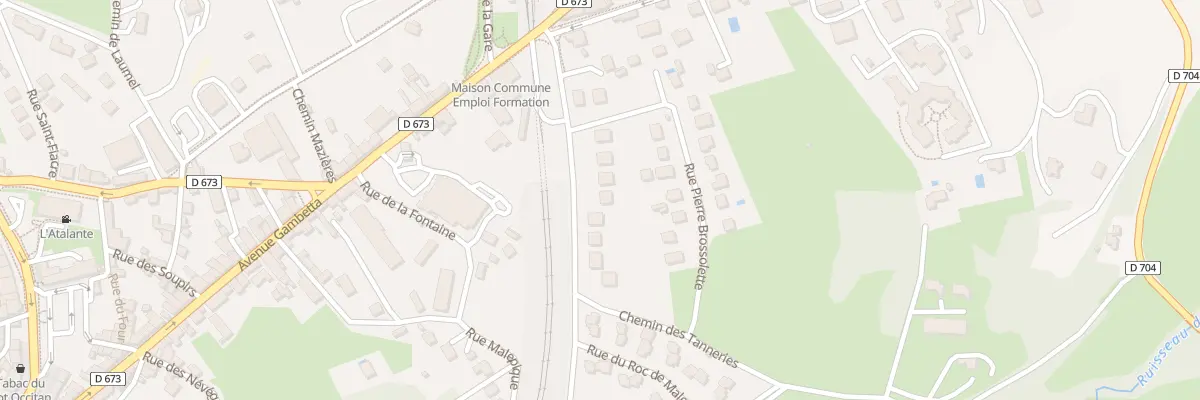 Plan du 13 Rue Jean Moulin à Gourdon
