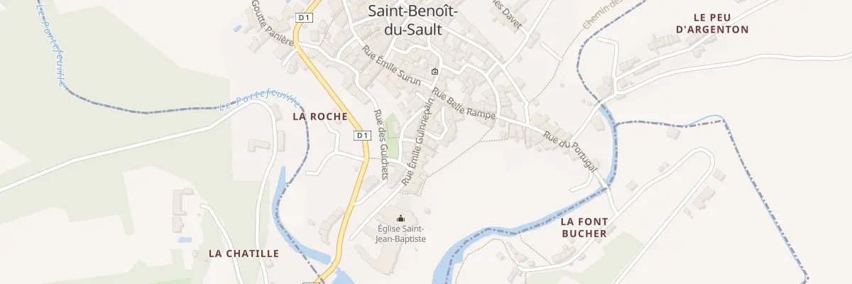 Plan du 5182 Rue Demi Lune à Saint-Benoît-du-Sault