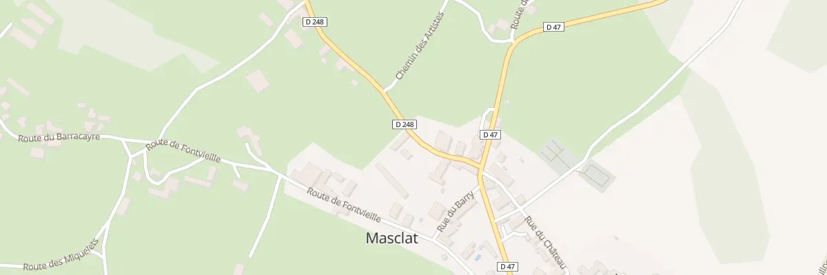 Plan du 5133 Le Bourg à Masclat