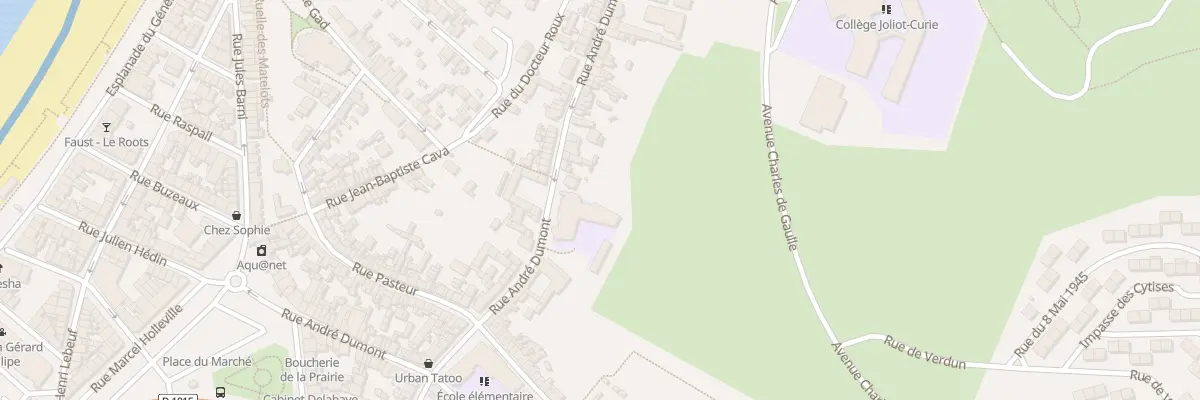 Plan du 58 Rue André Dumont à Mers-les-Bains
