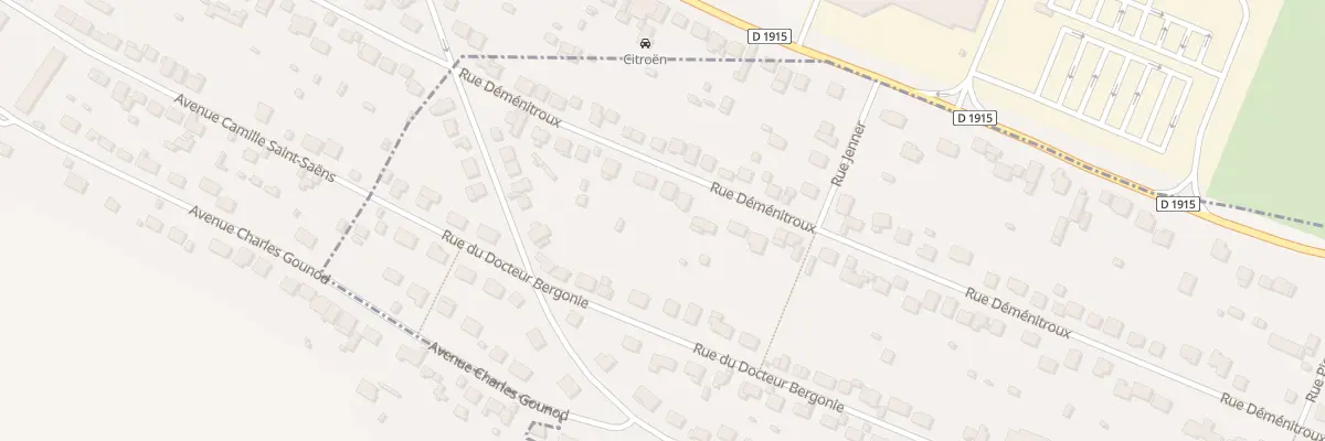 Plan du 95 Rue Déménitroux à Eu