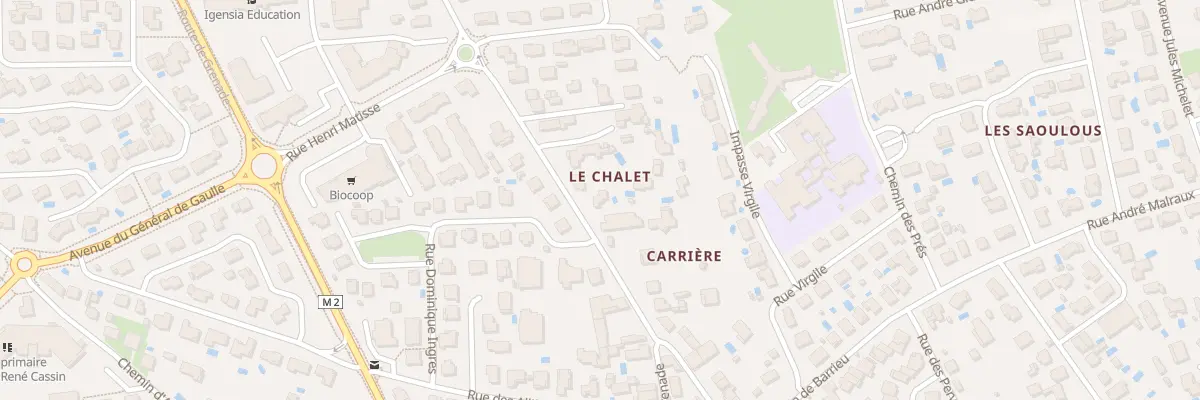 Plan du 56T Vieux Chemin de Grenade à Blagnac