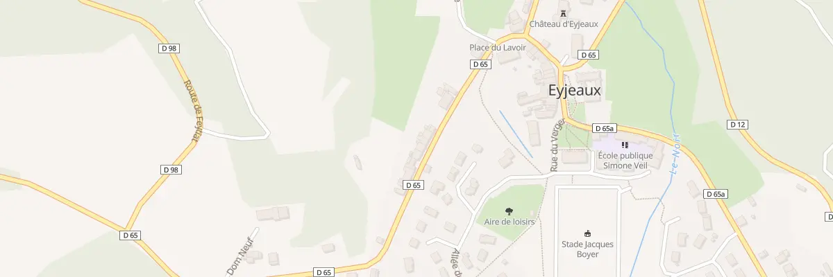 Plan du 18 Rue du Bourg Neuf à Eyjeaux