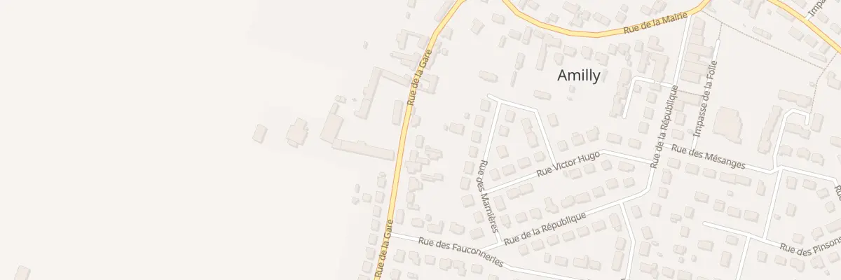 Plan du 11 Rue de la Gare à Amilly