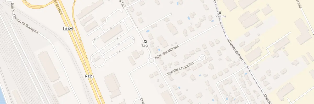 Plan du 22 Rue des Lacs à Lespinasse