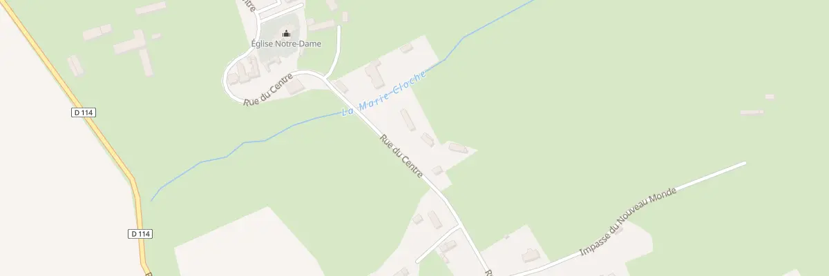 Plan du 5023 Le Bourg à Esclavelles