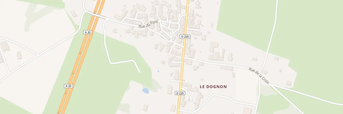 Plan du 51 Rue du Bas Village Le Dognon à Saint-Maurice-la-Souterraine