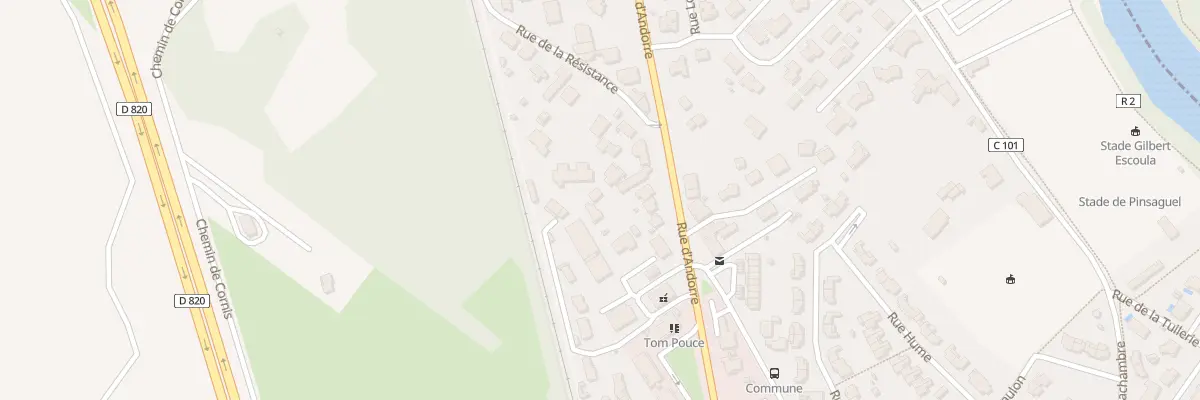 Plan du 76 Rue d’Andorre à Pinsaguel