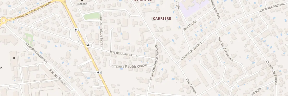 Plan du 6B Rue des Allières à Blagnac