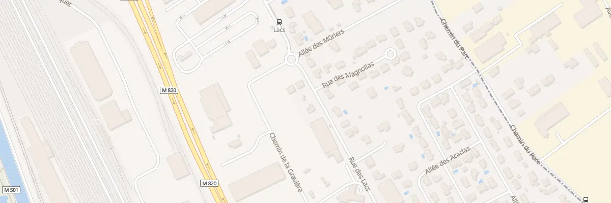 Plan du 17 Rue des Lacs à Lespinasse