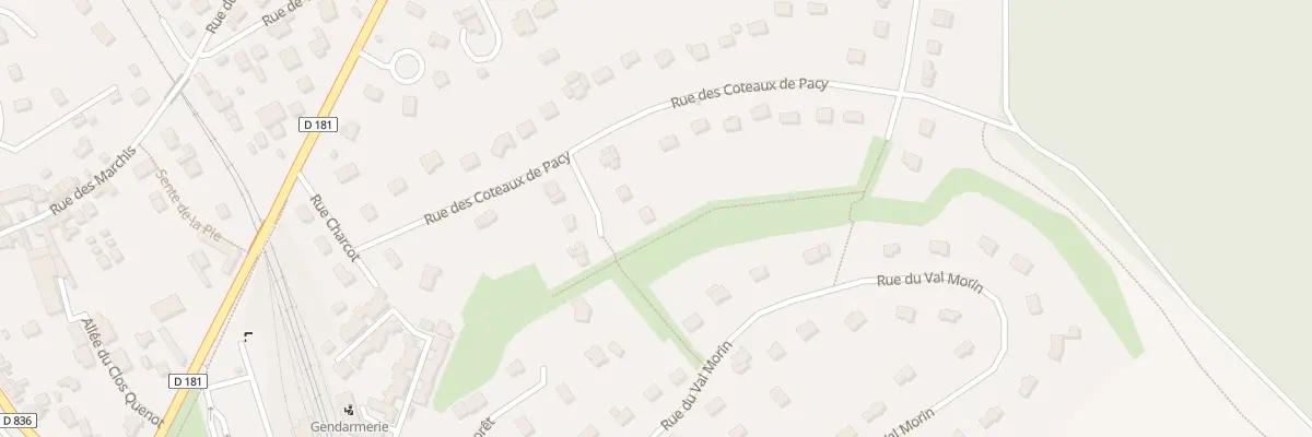Plan du 52 Rue des Côteaux de Pacy à Pacy-sur-Eure