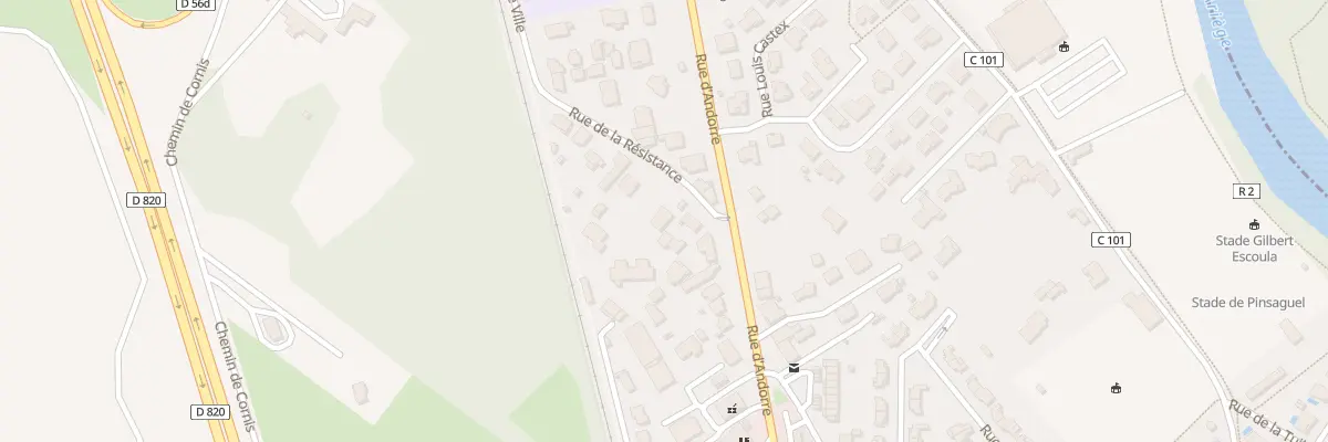 Plan du 8A Rue de la Résistance à Pinsaguel