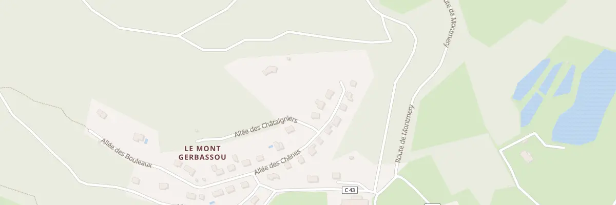Plan du 7 All des Chênes à Ambazac