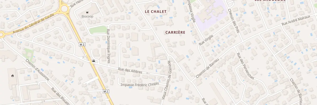 Plan du 47 Vieux Chemin de Grenade à Blagnac