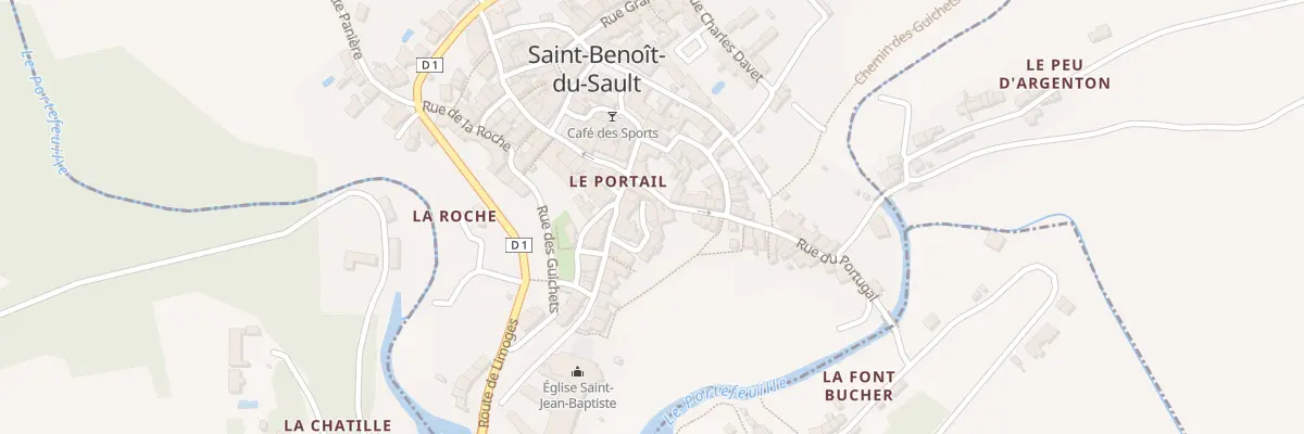 Plan du 5176 Rue Demi Lune à Saint-Benoît-du-Sault