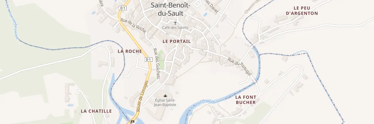 Plan du 5179 Rue Demi Lune à Saint-Benoît-du-Sault