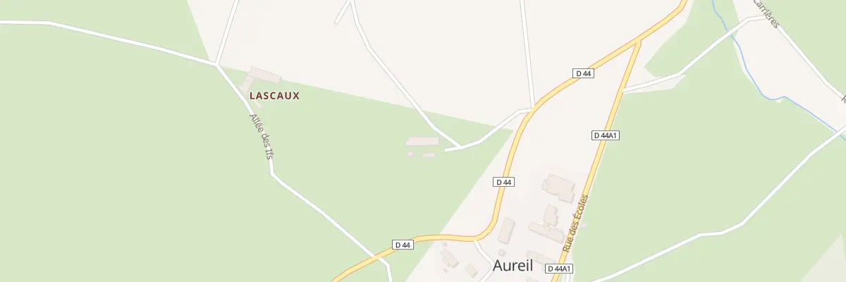 Plan du 7 Les Prats à Aureil