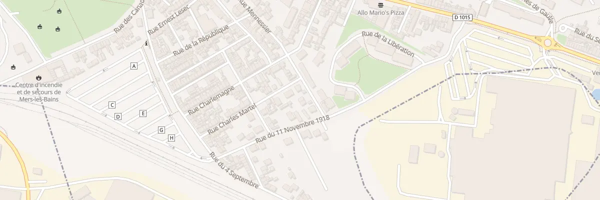 Plan du 34 Rue Mennessier à Mers-les-Bains