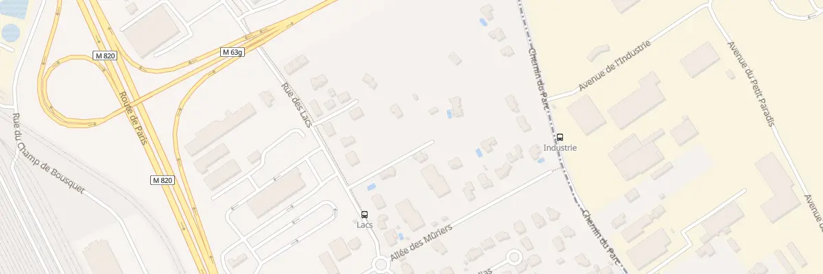 Plan du 58 Rue des Lacs à Lespinasse
