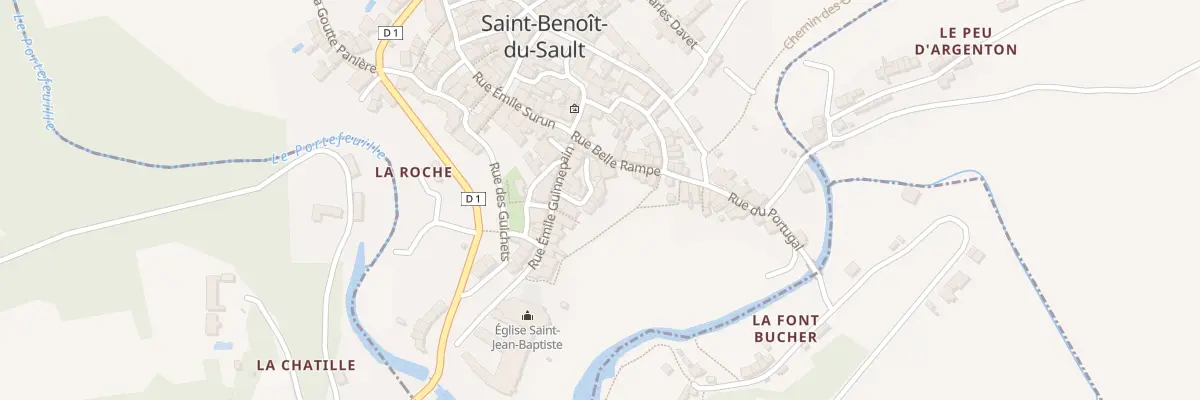 Plan du 5482 Rue Demi Lune à Saint-Benoît-du-Sault