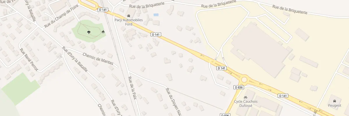 Plan du 116 Rue Edouard Isambard à Pacy-sur-Eure
