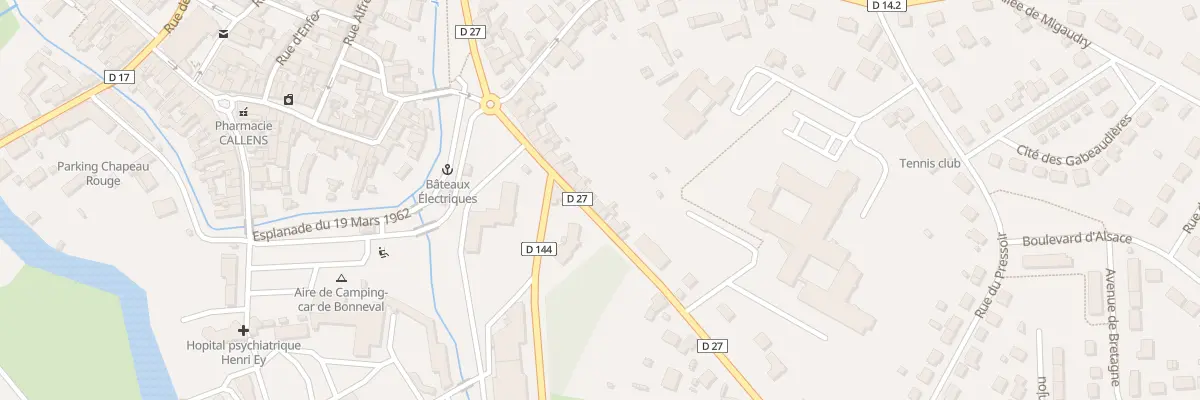 Plan du 25 Rue d’Orléans à Bonneval