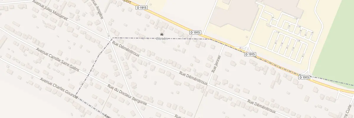 Plan du 96 Rue Déménitroux à Eu