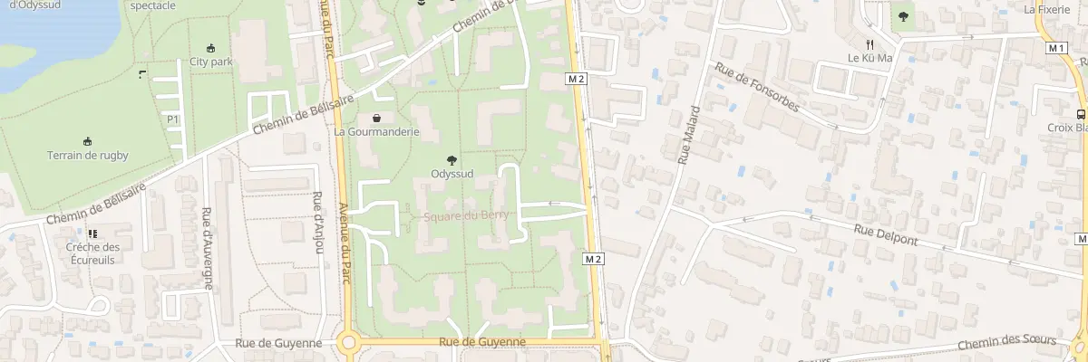 Plan du 2 Imp des Flandres à Blagnac