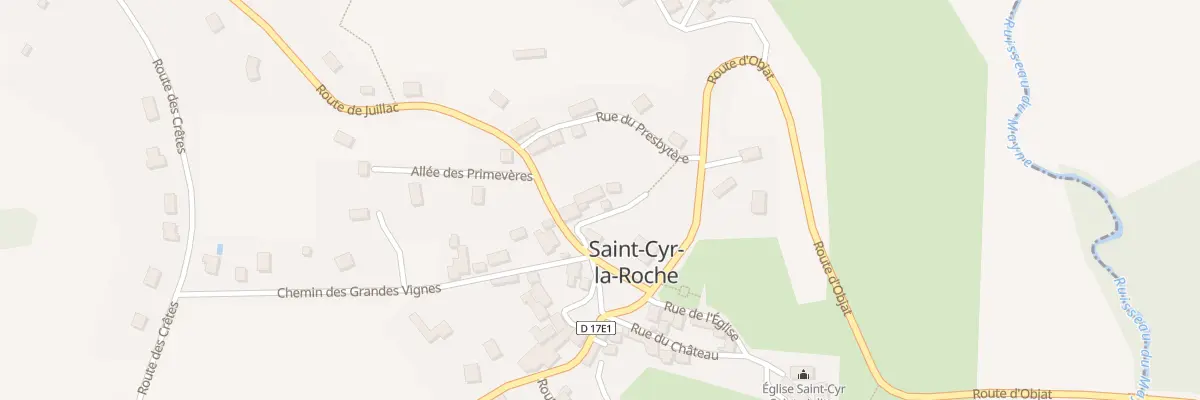 Plan du 7 Rue De La Chapelle à Saint-Cyr-la-Roche